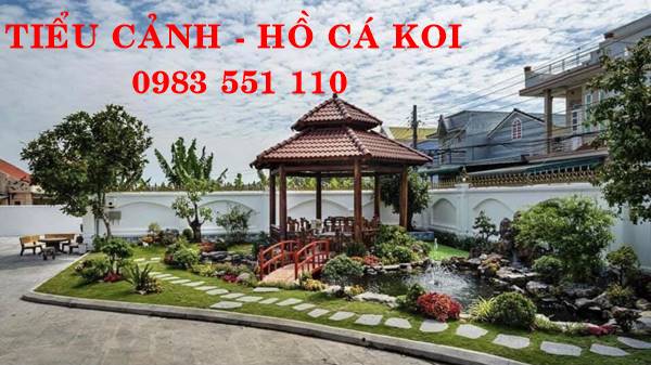 Thiết kế thi c&ocirc;ng tiểu cảnh s&acirc;n vườn tại Mai Sơn