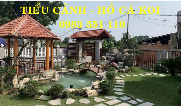 Thiết kế thi c&ocirc;ng tiểu cảnh s&acirc;n vườn tại Mai Sơn