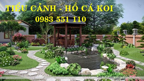 Thiết kế thi c&ocirc;ng tiểu cảnh s&acirc;n vườn tại Mai Sơn